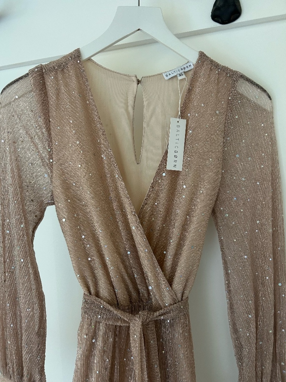 Abigail Sparkle Gown in Champagne
